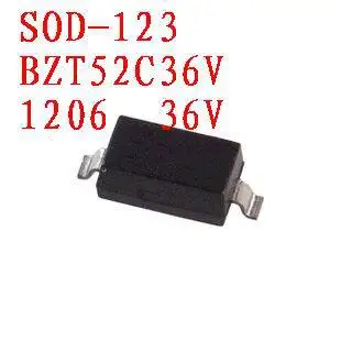 100VNT SOD-123 Zener diodas BZT52C3V3 BZT52C3V0 BZT52C2V7 BZT52C2V4 BZT52C2V2 BZT52C2V0