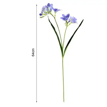 2 Šakutės Orchidėja Cymbidium Dirbtinių Gėlių, Augalų Buveinės Vestuvių Puošimas Ornamentais Puokštė Netikrą Gėlių Namų Puošybai