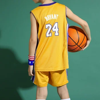 2021 karštą vasaros lauko krepšinio vienodą sportinę aprangą 3-12 metų amžiaus berniukų ir mergaičių jaunimo krepšinio vest vaikų kostiumas