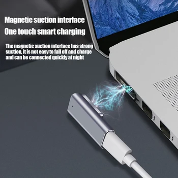 2vnt C Tipo Magnetinių USB PD Adapteris, skirtas Apple Magsafe 2 