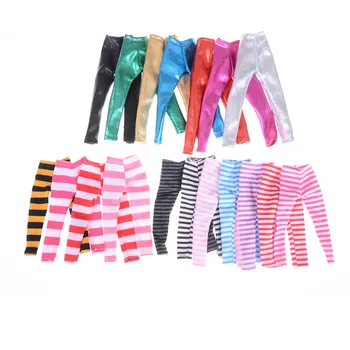3Pcs/daug Lėlės kojinės pėdkelnės medvilnės kojinės galima Blyth Licca lėlės priedai spalvinga kojinės