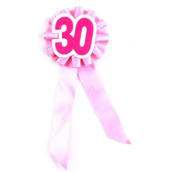 3pcs Įvykis šalies prekių moteris, 30 suaugusiųjų ceremonija ženklelis su gimtadieniu sagė suaugusiųjų 21 30 40 50 suvenyrų ženklelis gimtadienio naudai