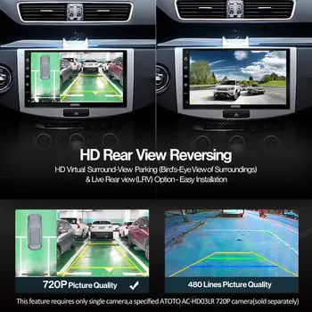 ATOTO S8 Automobilio garso sistemos, Navigacijos, Radijo, Video Multimedijos Grotuvai su Skaitmeninės Nuotraukos su rėmeliu variantas ir Padalinti Ekrano Funkcija