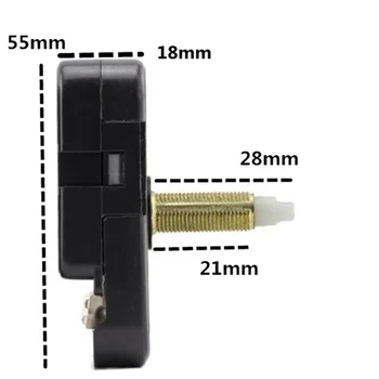 Aukštos kokybės 10sets/daug 28mm Kvarco Sieninis Laikrodis Judėjimo Mechanizmas su kablio 