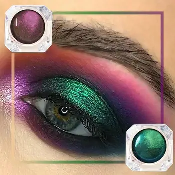 Chameleonas Eyeshadow Blizgančios Blizga Mono Eyeshadow Paletė Milteliai Pigmento Profesionali Akių Makiažas Kosmetikos Šalis