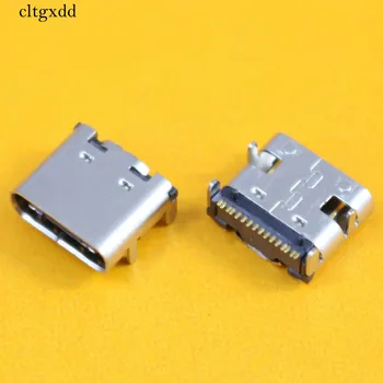 Cltgxdd USB 3.1 Tipas-C female jungtis 12pin Mobiliųjų Telefonų Įkrovimo uosto Krovimo Lizdas Vilkti kojas plug
