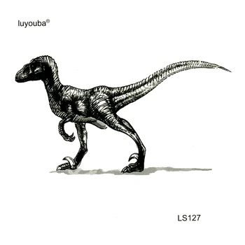 Dinozauro Tyrannosaurus Rex Vandeniui Laikinos Tatuiruotės Vyrų Harajuku, Tatuiruotė Lipdukas Dirbtiniais Tatouage Temporaire Femme Vaikai Tatuiruotė