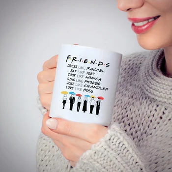 Draugų, Būti Kaip Puodelis Draugų Tv Šou Coffe Puodeliai Geriausiais Draugais Pivot Coffe Cup Asmenybės Eco-Friendly Puodeliai