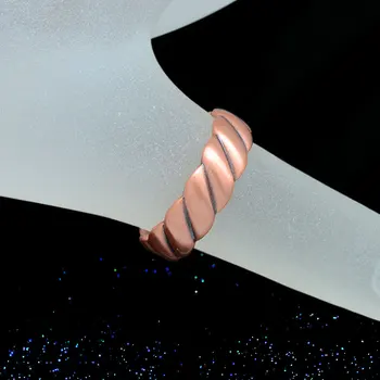 Escalus Vestuvių Juostas, Antikvariniai Vario Klasikinis Šalis Apvalios Moterys Magnetinis Žiedas Keičiamo Dydžio Magnetas Žiedai, Papuošalai Žavesio Piršto Nešioti