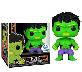 Funko Pop Marvel Super Herojai Keršytojas Hulk 822# 10cm Bobble-galvos Vinilo Išskirtinis PVC Veiksmų Skaičius, Kolekcines, Modelį, Žaislai