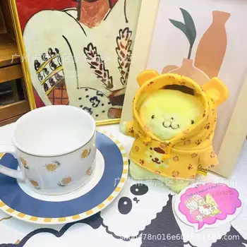 Japonijos Kawaii Animacinių Filmų Kuromi Kittys Mymelody Cinnamorol Pochacco Onpompurin Pliušinis Lėlės Pakabukas Vaikams Šventinių Dovanų