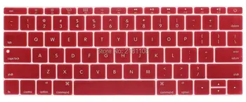 JAV Versioin Minkštas Silikoninis Klaviatūros Viršelis MacBook Pro 13 A1708 Ne Jutiklinis Baras
