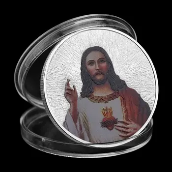 Jėzus Suvenyrai ir Dovanos Gimimo Modelis Kolekcines Krikščionybė Progines monetas, Sidabro Padengtą Papuošalų Kūrybos Dovana