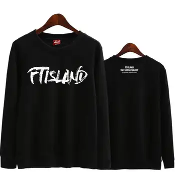Kpop ftisland per 10 metų albumo spausdinimas o kaklo plona palaidinukė gerbėjai palanki puloveris hoodies