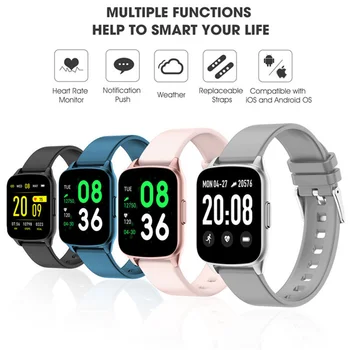 KW17 NAUJAS Smart Watch Širdies ritmo Monitoringo Passometer Fitneso Apyrankę Bluetooth4.0 Vandeniui IP 67