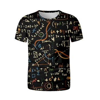Matematinė Formulė, Juokinga 3dt Marškinėliai Vasaros Vyrų Ir Moterų Bendrieji Matematikos Mėgėjams Super Minkštas O-Kaklo Marškinėliai Trumpas Rankovėmis Viršų