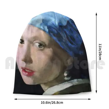 Mergina Su Perlo Auskaru Beanies Puloveris Dangtelis Patogus Johannes Vermeer Vermeer Mergina Su Perlo Auskaru Ausyje