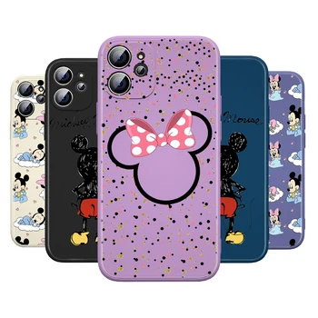 Minnie Y Mickey Skystu Silikonu Minkštas Viršelis Skirtas Apple IPhone 