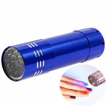 Naujas Nešiojamas Nagų Džiovintuvas, Mini 9 LED Žibintai Žibintuvėlis UV Lempa Nešiojamų Nagų Gelis Greitai Džiūstantis Manikiūro Įrankis