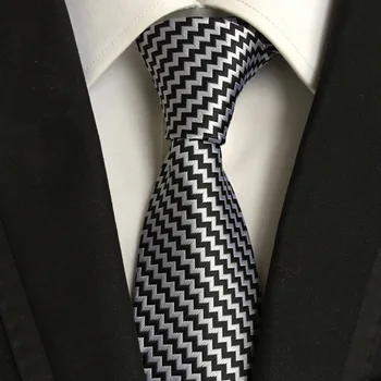 Naujo Dizaino Šilko Vyrų Kaklaraištis 8 cm Dryžuotos Klasikinis Verslo Kaklo Kaklaraištis Vyrams Tiktų Vestuves Necktie Gamyklos Pardavimo