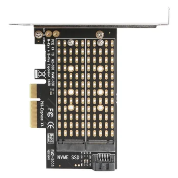NGFF M. 2 NVME SSD su PCI Express PCIe 3.0 X4 pagrindinio Valdiklio Išplėtimo Kortelės M-Key+ B Klavišą, VSD Adapterio plokštę, Skirtą Stalinį Kompiuterį