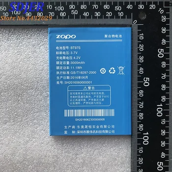 Originalus ZOPO ZP990 BT97S Baterija Aukštos Kokybės 3000mAh Li-ion Baterijos Pakeitimo ZOPO ZP990 ZP990+ C7 Išmaniųjų Telefonų