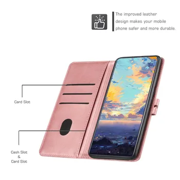 Retro Flip Case For Xiaomi Redmi 10 Pastaba 5G Atveju Odos dangą ant Redmi Note10 Pro Max 10S 4G Magnetinio Telefoną, Piniginę Krepšys