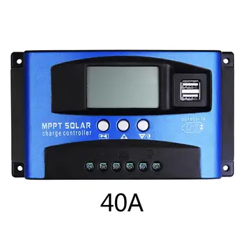 Saulės Reguliatorius 30A/40A/50A/60A/100A MPPT Su Automatiniu Fokusavimu Dabartinio Aukšto Efektyvumo Įkrovimo Ir Iškrovimo Srovė Ekrano Funkcija