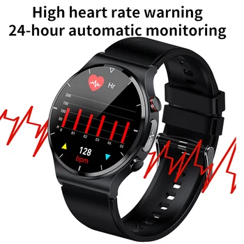 Smart Žiūrėti 1.32 colio 360*360 HD Apvalus Ekranas Kraujo Deguonies Kūno Temperatūra, Širdies ritmas Monitorius Fitness Tracker Sveikatos Smartwatch