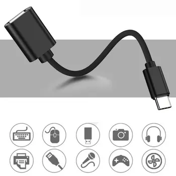 Tipas-C Male Į USB 2.0 Moterų OTG Adapterio Kabelis, Nešiojamųjų kompiuterių Priedai, Mobiliųjų Telefonų, Išmaniųjų Telefonų Extender Cable