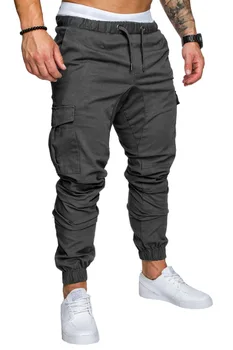 Vyrai Krovinių Kelnės Vyrų Sweatpants Hip-Hop Kelnės Poilsiu Kietosios Multi-pocket Pants Vyrų Mados Pantalones De Hombre De Moda
