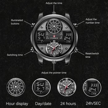 Vyrai Žiūrėti LIGE Naujas Sporto Laikrodis 30M atsparus Vandeniui Kvarcinis LED Laikrodžiai Mens Mados Odos Žiūrėti Vyrų Laikrodis Relogio Masculino