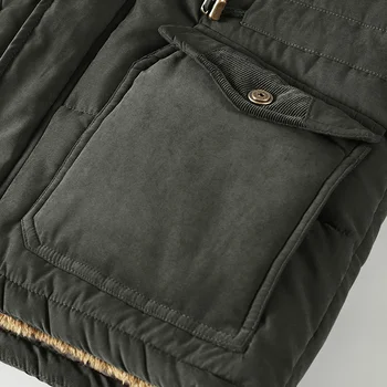 Žiemos parko vyrų 6XL 7XL 8XL jacket Mens Plius aksomo sustorėjimas Vyrų Gobtuvu Švarkelis, paltai, vyriški laisvalaikio šiltas striukės, paltai 868